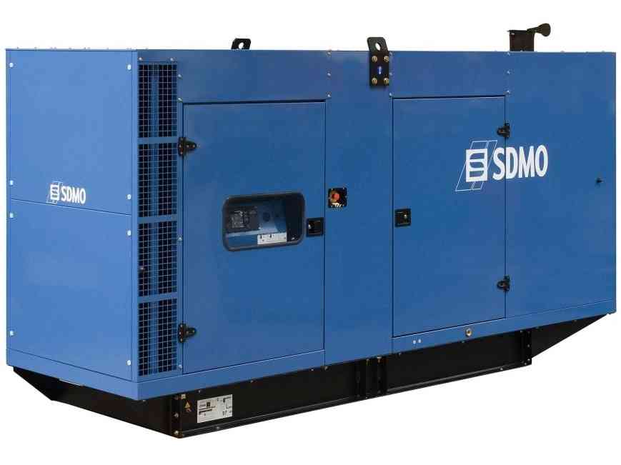 Дизельный генератор SDMO V500C2 в кожухе