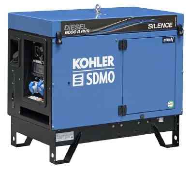 Дизельный генератор KOHLER-SDMO DIESEL 6000 A SILENCE AVR C5