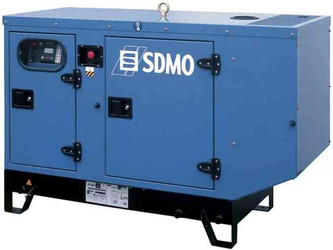 Дизельный генератор SDMO Т 12К в кожухе