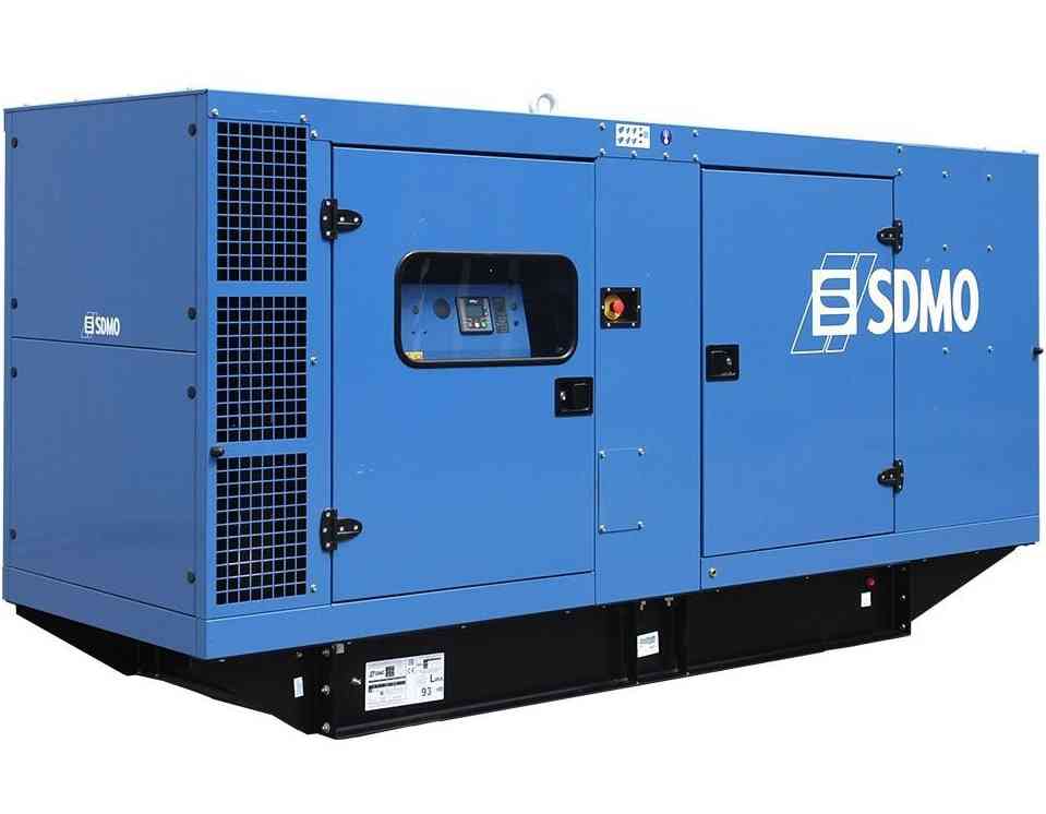 Дизельный генератор SDMO J250K в кожухе