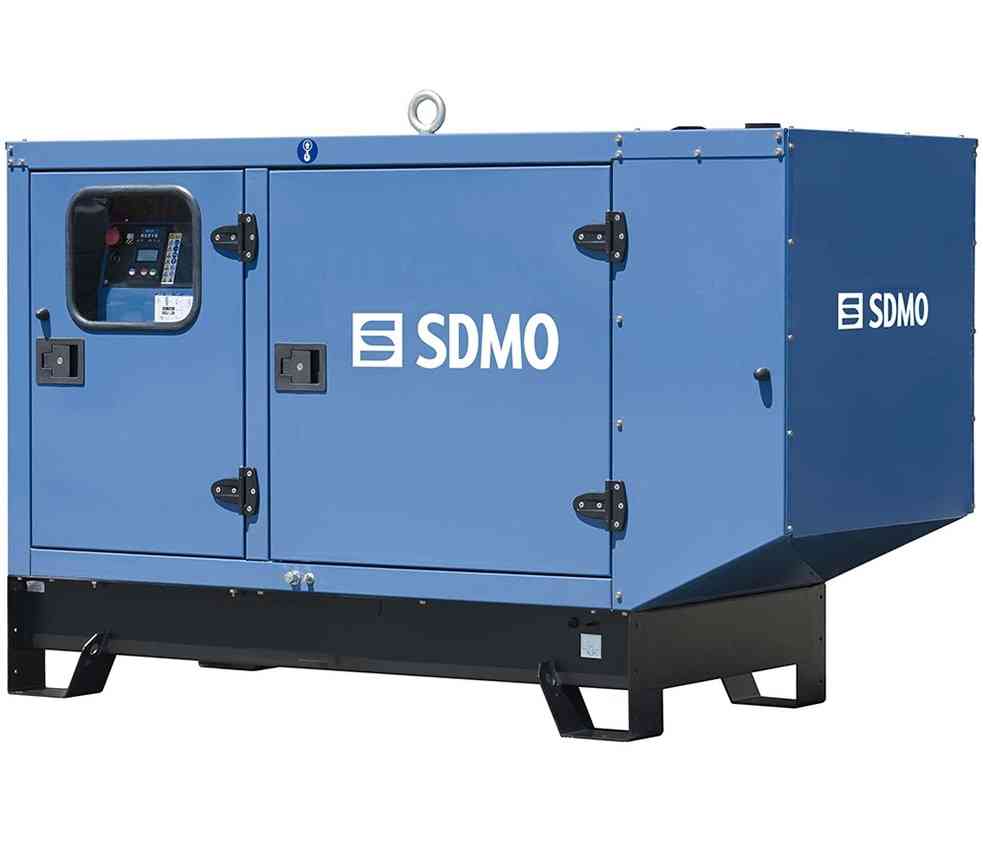 Дизельный генератор SDMO J33 в кожухе