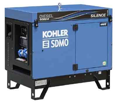 Дизельный генератор KOHLER-SDMO DIESEL 6000 A SILENCE C5
