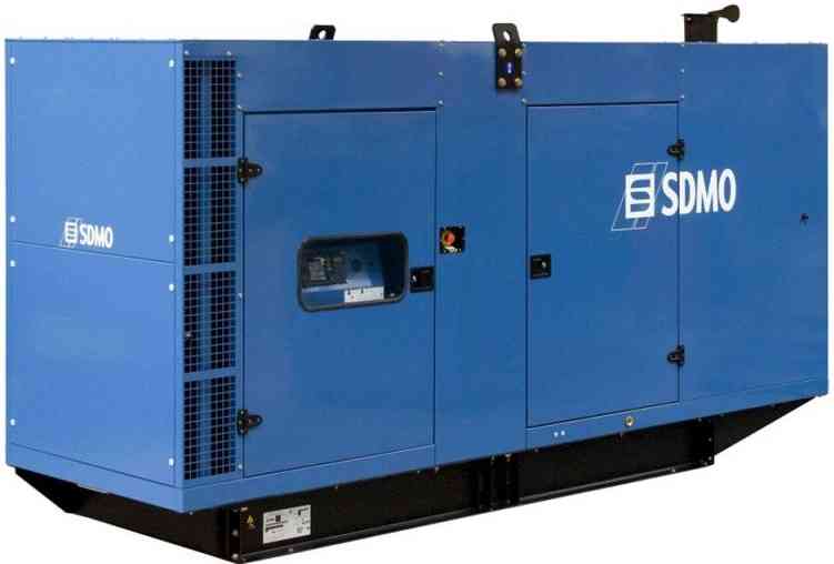 Дизельный генератор SDMO D330II в кожухе